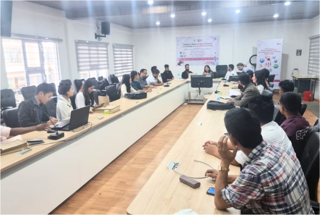 Digital marketing training programme by scabbardtech at Meghalaya