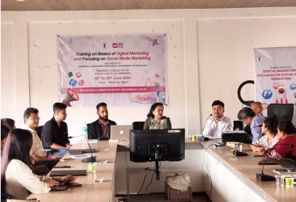 Last day of digital marketing training programme at meghalaya by sc abbardtech